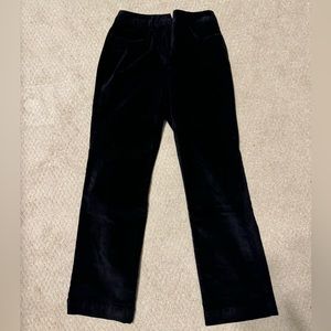 TALBOTS PETITES VELVET PANTS SIZE 2P